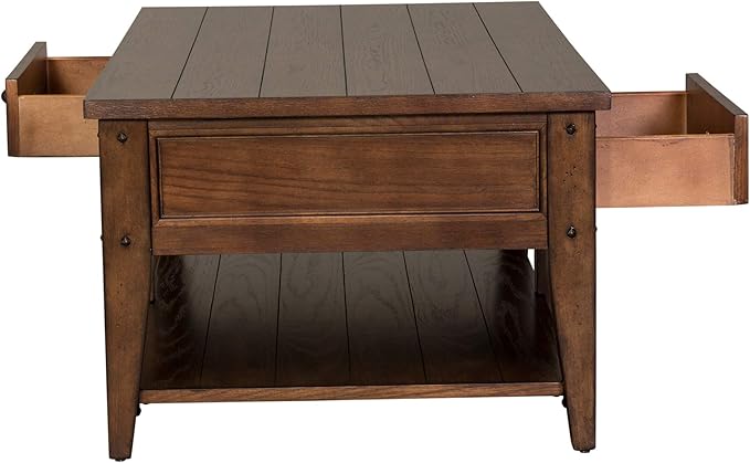 LIBERTY FURNITURE INDUSTRIES, INC. Lake House 3 Piece Set (1-Cocktail 2-End Tables)