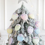 Colorful Macaron Lollipop Party Decorations - 6 Candy Gift Hanging Ornaments for Christmas, New Year, Easter, and Birthday Celebrations