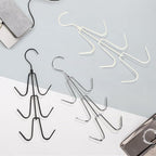 TOPIA HANGER Purse Hanger Organizer for Closet, 2-Pack Handbag Organizer Hanger, 360°Swivel Metal Purse Hooks, Bag Rack, Belt Organizer, Tie Rack, Scarf Hanger, Bag Storage Organizer, Silver