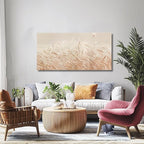 GAIDUOMAI Botanical Artwork Reed Wall Paintings Meadow Wall Art Modern Landscape Prints Office Wall Decor 24"x48" Home Living Room Decorations