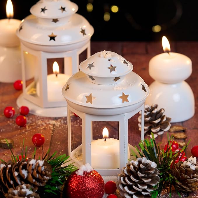 48 Pack White Floating Candles 3 inch Unscented Floating Candles for Centerpieces-10 Hours Long Burn Time-3” Floating Candle Bulk for Wedding Cylinder Vases