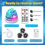 PIKOY Nursery Night Light with Sounds Star Projector Christmas Gifts for Grandkids | 15 Sounds Baby Christmas Gifts | 6 HD Films Boy Toys for Age 3~8 | Remote Control Boy Gifts for Age 3~8