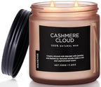 M&SENSE Cashmere Vanilla Scented Candle, 11.6oz Non Toxic Soy Wax 70 Hours Clean Burn Candle, 2 Wick Aromatherapy Gifts for Relaxing Stree Relief, Cozy Winter Home Decor