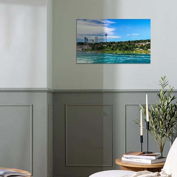YXIMOX Custom Art Print on Premium Canvas, Personalized with Your Image or Design, Large Wall Decor for Living Room, Office, Bedroom, Custom Canvas Artwork(Unframe) (Unframe, 20"x40")