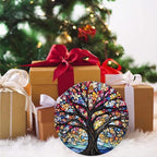 Tree of Life Ornament Christmas Decoration Christmas Tree Ornaments Gift Round Ceramic Bauble Present Holiday Keepsake