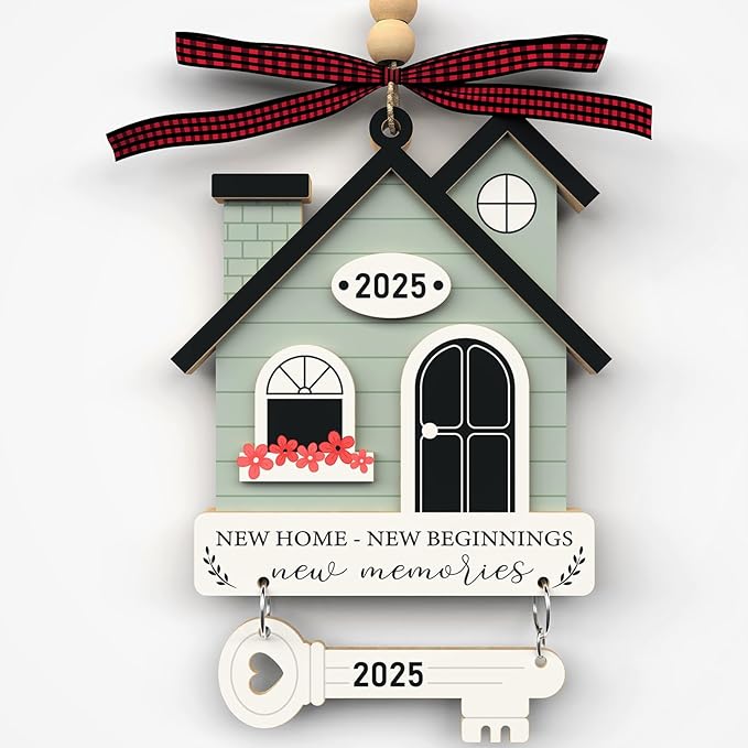 New Home Ornament 2026 - Housewarming Gifts for New Home First House, House Warming Gift for Couple Newhouse Owners Ideas - Home Ornaments for Home - First Home Christmas Ornament 2026