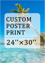 YXIMOX Custom Art Print on Premium Canvas, Personalized with Your Image or Design, Large Wall Decor for Living Room, Office, Bedroom, Custom Canvas Artwork(Unframe) (Unframe, 24"x30")