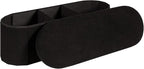 43.3 Inches Collapsible Ottoman with Storage, Bench with Storage Ottoman for Living Room, Bedroom & Entryway-Black