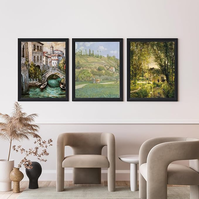 KTKDE 12x16 Picture Frame Set of 5,black Wooden frames, Vertical & Horizontal Wall Hanging for Wall Display,Studio Gallery Photo Frame for Photos, Posters & Art Prints