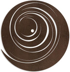 SIGNLEADER Metal Wall Art Decor Color Block Circles Minimalist Modern Abstract Wall Sculpture Hangings Home Decoration for Living Room, Bedroom, Bathroom, Kitchen, Outdoor - 24" Bronze