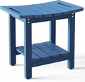 HIPS Shower Benches for Inside Shower, Shower Stool with Space-Efficient Storage Shelf, Waterproof Shower Chair Seat for Spa Bathroom(Navy Blue)
