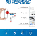 VMstr 9 Pack Travel Vacuum Storage Bags with USB Pump, Vacuum Packing Seal Bags for Luggage, Carry-on Size Space Saver for Clothes and Clothing Travel