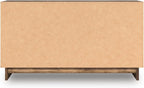 Signature Design by Ashley Darcalli Retro 6 Drawer Dresser with Easy Glide and Safety Stop, Brown