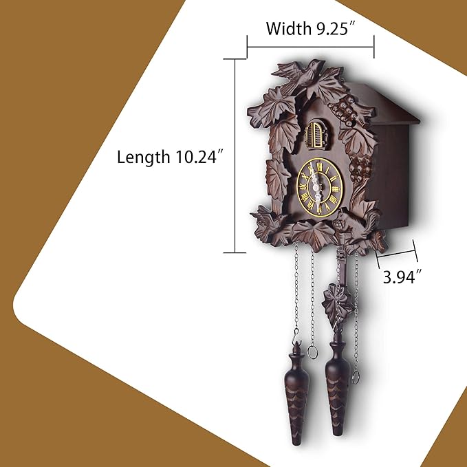 Kendal Handcrafted Wood Cuckoo Clock MX210