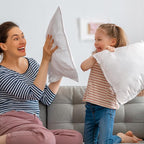 Covers & All Throw Pillow Inserts Only Pack of 2, Durable Soft Square 20 x 20 Inches 65 GSM Non-Woven Fabric with 15D Silicon Fiber Filling, Universal uses for Home Decor Office Indoor Outdoor