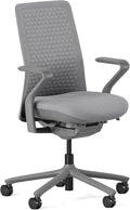 Branch Verve Chair - High Performance Executive Office Chair with Contoured Back and Adjustable Lumbar Support - High Density Foam Cushion and 3D Knit Back - Fits 5' to 6', Up to 275 lbs, Lunar