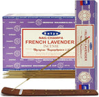 French Lavender Incense Sticks and Incense Stick Holder Bundle Insence Insense Satya Incense