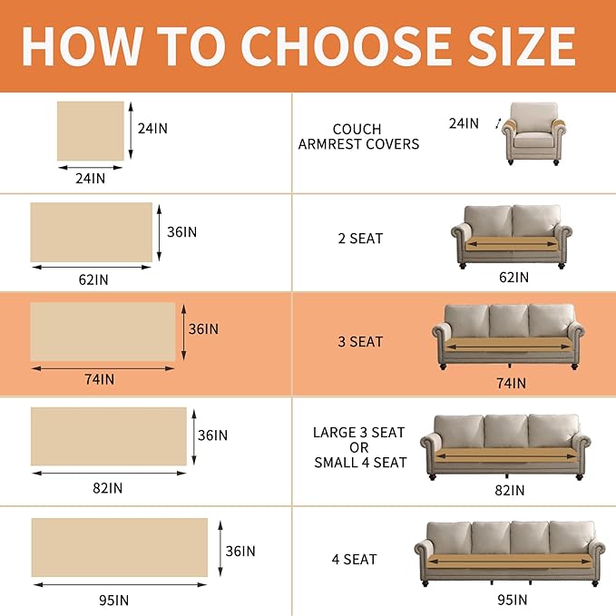 Waterproof Dog Bed Cover Non Slip Couch Cover for Dogs Washable Soft Faux Fur Sofa Cover Couch Covers for 3 Cushion Couch Sofa Pet Friendly (Off White)