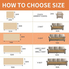 Waterproof Dog Bed Cover Non Slip Couch Cover for Dogs Washable Soft Faux Fur Sofa Cover Couch Covers for 3 Cushion Couch Sofa Pet Friendly (Off White)