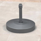 PURPLE LEAF AT4028 Patio Umbrella Base Stand Outdoor Heavy Duty Round Concrete Stand 62 LBS Black Market Table Umbrellas
