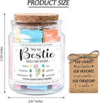 NewEleven Galentines Day Gifts For Best Friend Women - Birthday Presents, Bestie Gifts For Her, Him - Inspirational Gift, Christian Present From Friends - Bible Verse Jar