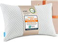 Cooling Memory Foam Pillows Firm and Soft, Queen Size 1 Pack, Original Adjustable Pillows for Side, Back or Stomach Sleepers with Removable Washable Cover