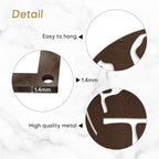 SIGNLEADER Metal Wall Art Decor Abstract Circle Shapes Minimalist Modern Abstract Wall Sculpture Hangings Home Decoration for Living Room, Bedroom, Bathroom, Kitchen, Outdoor - 36" Bronze