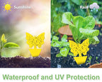 60 Pack Fruit Fly Trap for Indoors, Gnat Traps for House Indoor, Fungus Gnat Killer Sticky Traps for Plants, Bug Pest Insect Catcher Killer