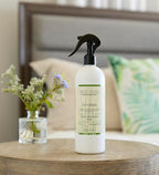 FIELD FLEUR Cut Grass Linen & Room Spray 15.5 oz - Aromatic & Refreshing Bedding & Fabric Mist - Air Freshener for Clothes & Sofas - Notes of Clover, Green Grass, Wisteria & Jasmine - Made in USA