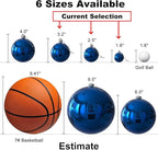 Royal Blue Christmas Ornaments - Christmas Tree Decorations Shatterproof Hanging Balls for Birthday Wedding Holiday Decor Set of 36pcs, Multi-Sizes(1.6",2.5",3.2")