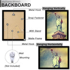 100% Solid Wood 8x20 Picture Frame Set of 3, Black Frame for 8 x 20 Inch Picture Poster Photo, Light Weight 8 by 20 HQ Matte Black Frame for Wall - 3 Pack/Black/8"x20"
