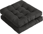 Tiita Outdoor Cushions Square Floor Pillow Thicken Tufted Seat Pad Large Floor Cushion for Yoga Meditation Living Room