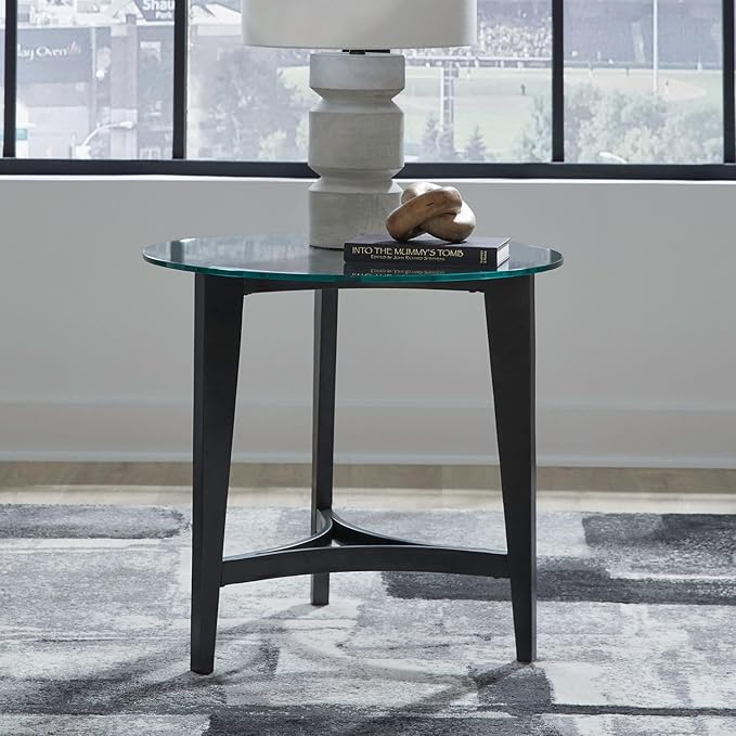Liberty Furniture Capri Glass Top 3 Piece Set - Cocktail Table, 2 End Tables - Espresso