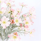 2 Pcs Artificial Flowers Plants Calliopsis Silk Flower Arrangements Wedding Bouquets Decorations Plastic Floral Table Centerpieces for Home Kitchen Garden Party Decor Approx 23.6'' High - Light Pink