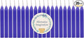 Alternative Imagination Purple Chime Candles - 20 Pack of Unscented 4 Inch Mini Taper Candles - Dripless Long Burning Ritual Candles for Meditation, Spell Work, Birthdays, Ceremonies & Home Decor