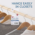 Enoz Moth Cakes – 8 Pack – Easily Hangs in Closets & Garment Bags – Kills Clothes Moths, Carpet Beetles, Eggs & Larvae – Treats 6.25 Cubic Feet