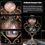 Sanduhr 30 Minuten,Hour Glass,Love Shape Metal Vintage Hourglass,Hourglass Decor,for Home Decoration Office Desk Wedding Party Decor Kitchen Timer (Pink Sand)