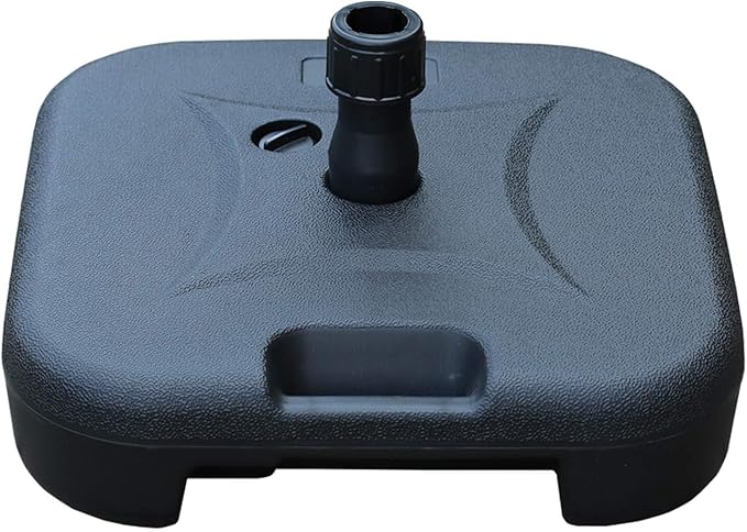 Orgrimmar Patio Umbrella Base 17.7L Heavy Duty Square Stand Water Filled Umbrella Base Stand for Outdoor