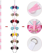 3Pcs Mouse Ears Headband Holder Headpiece Hanger Organizer Hair Accessories Storage Hanging Wall Display Decor