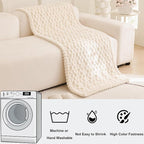 Mivnue Pet Couch Cover, Couch Covers for Dogs, Washable Dog Sofa Covers Couch Protector, Fuzzy Non Slip Couch Slipcover Pet Friendly