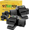 TRATPER Rat and Chipmunk Traps. Prevents Accidental Triggering with Dual Tunneled Design. Covered Snap Traps for Humane Kill, Reusable, Pest Control for Rats, Indoor & Outdoor Use. 2 Pack