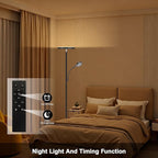 Floor Lamp-42W/4200LM Super Bright Floor Lamp,Dimmable 2-in-1 LED Floor Lamp for Bedroom,Torchiere Floor Lamps with Remote & Touch Control,69" Tall Standing Lamp for Living Room,Office,Reading