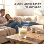 L’Aquila Luxury Scented Candles, Natural Plant Based Wax with Bergamot and Fig Notes, Long Lasting 60 Hours Burn Time, 9oz Glass Jar Candles for Home, Relaxation & Gifts