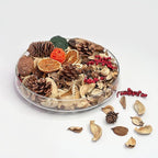 Potpourri Bag,Orange/Wine Scented Potpourri Bowl Filler,Decorative Dried Flower, Bathroom Vase Decor(20 oz)
