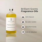 Brilliant Scents French Riviera Fragrance Oil 500ml - Premium Diffuser Oil for Home, Office, Hotels - Long Lasting, Plant-Based, Meets IFRA Standards, USA-Made - Blood Orange, Jasmine, Tonka Bean