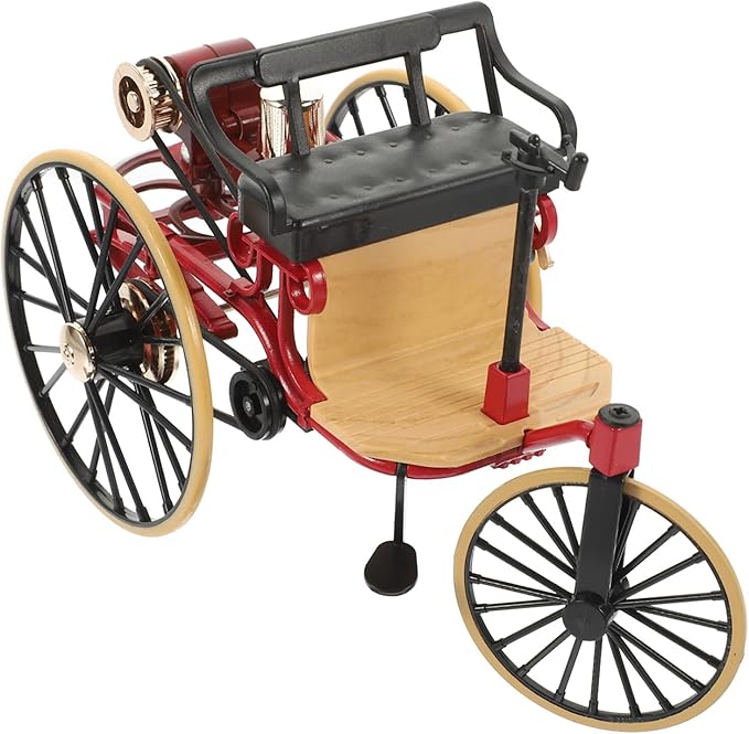 TOYANDONA Classic Car Model 6.7 Inch Retro Vintage Miniature Decor Collectible Vehicle Desktop Ornament for Home Display