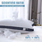 Meoflaw Pillows for Sleeping (4-Pack), Luxury Hotel Pillows Queen Size Set of 4,Bed Pillows for Side and Back Sleeper (Queen)
