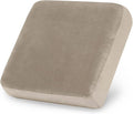 hyha Velvet Couch Cushion Covers, Soft Sofa Seat Covers for sectional Cushion Couch Washable, Magic Sofa Slipcover with Elastic Bottom, Non-Slip Furniture Protector for Pets, Kid(Small, Taupe)