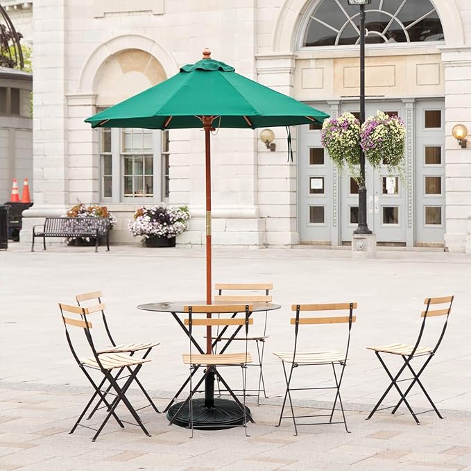 Orgrimmar 22lbs Umbrella Base Heavy Duty Outdoor Living Round Antiqued Patio Market Umbrella Base