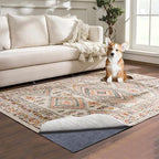 Waterproof Rug Pad, 3x5 ft Area Rug Non-Slip Carpet Pad, Non-Slip Rug Pads for All Floors and Finishes, Felt Pad for Hardwood Floors, Keeps Carpets in Place Soft and Safe